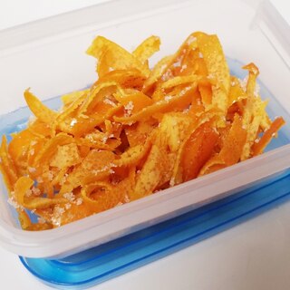 レンジと冷蔵庫を使い時短に！簡易みかんピール